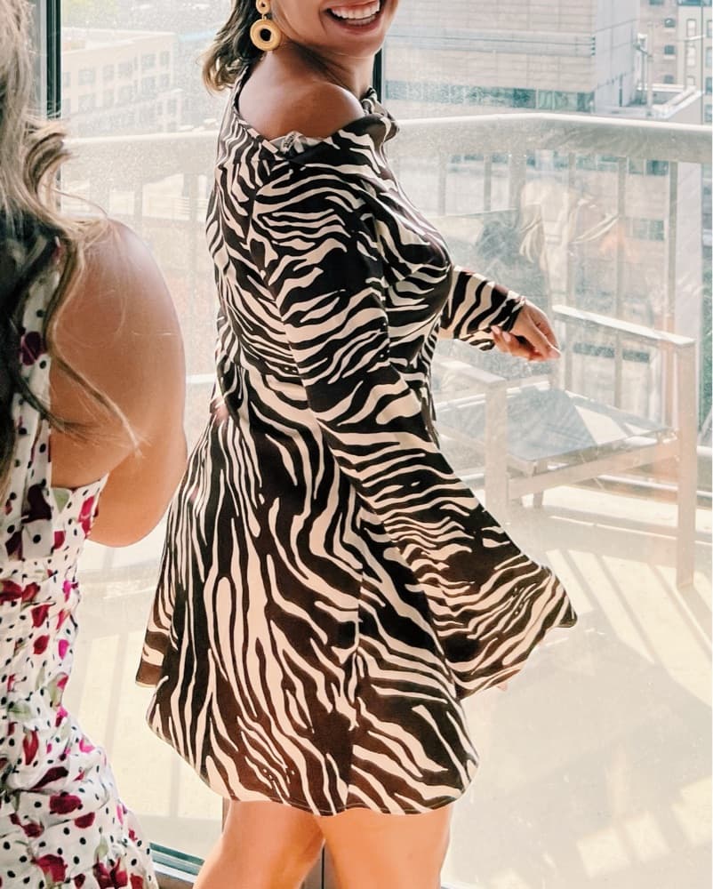 Reformation Print Dress - Image 4