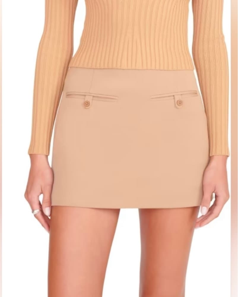 Rails Blouse and Staud Mini Skirt Outfit - Image 4