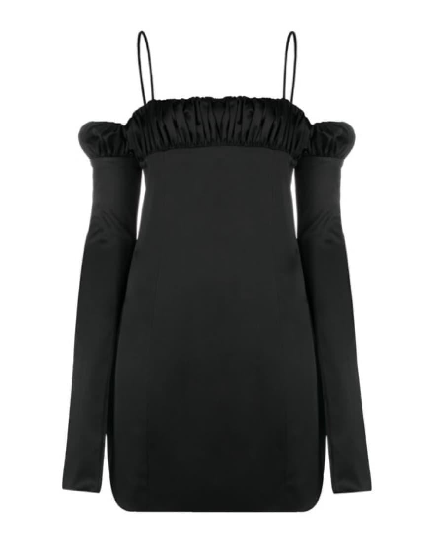 MACH & MACH Ruched Mini Dress - Image 4