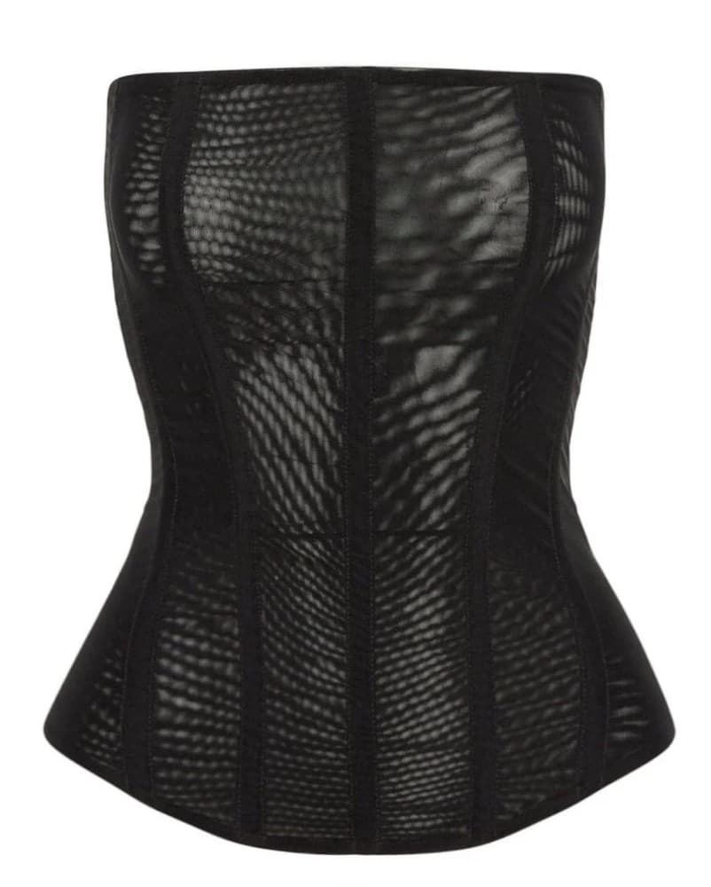 Leau Muse Mesh Corset Top - Image 1