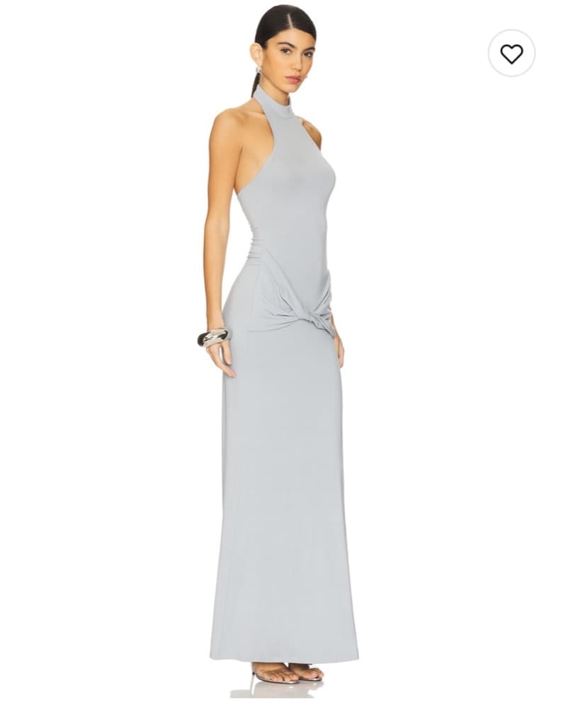High Neck Maxi Dress - Image 2