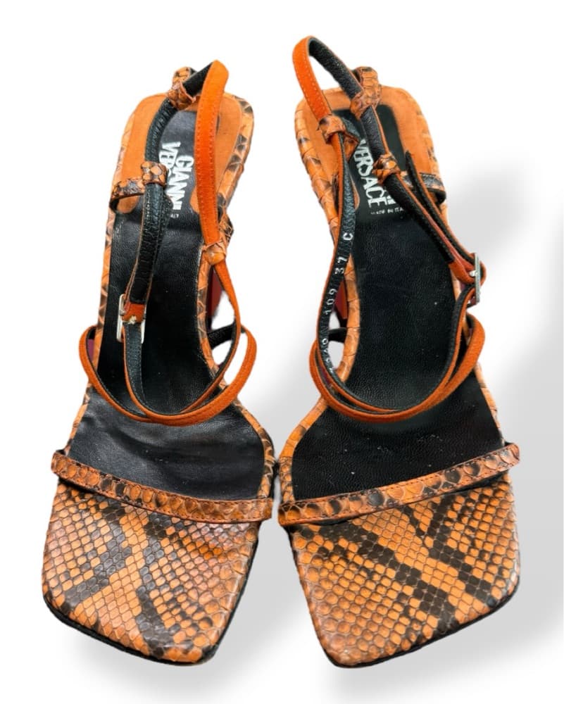 Gianni Versace Python Sandals - Image 3