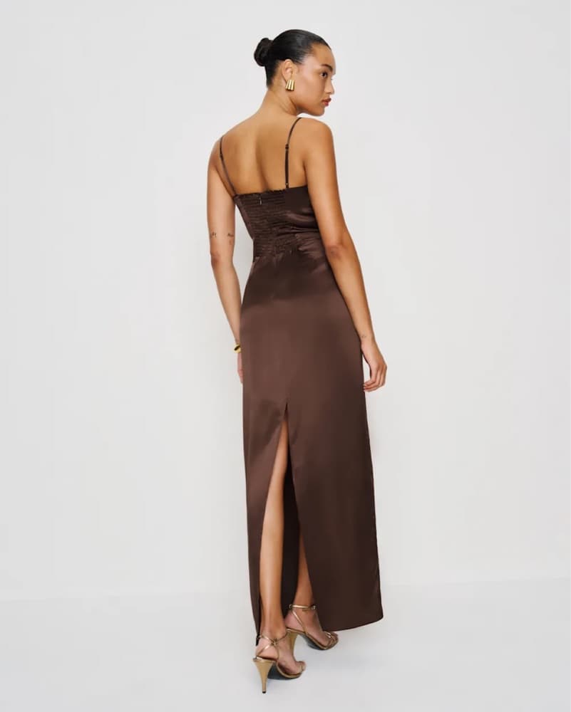 Reformation Frankie Silk Dress - Image 2