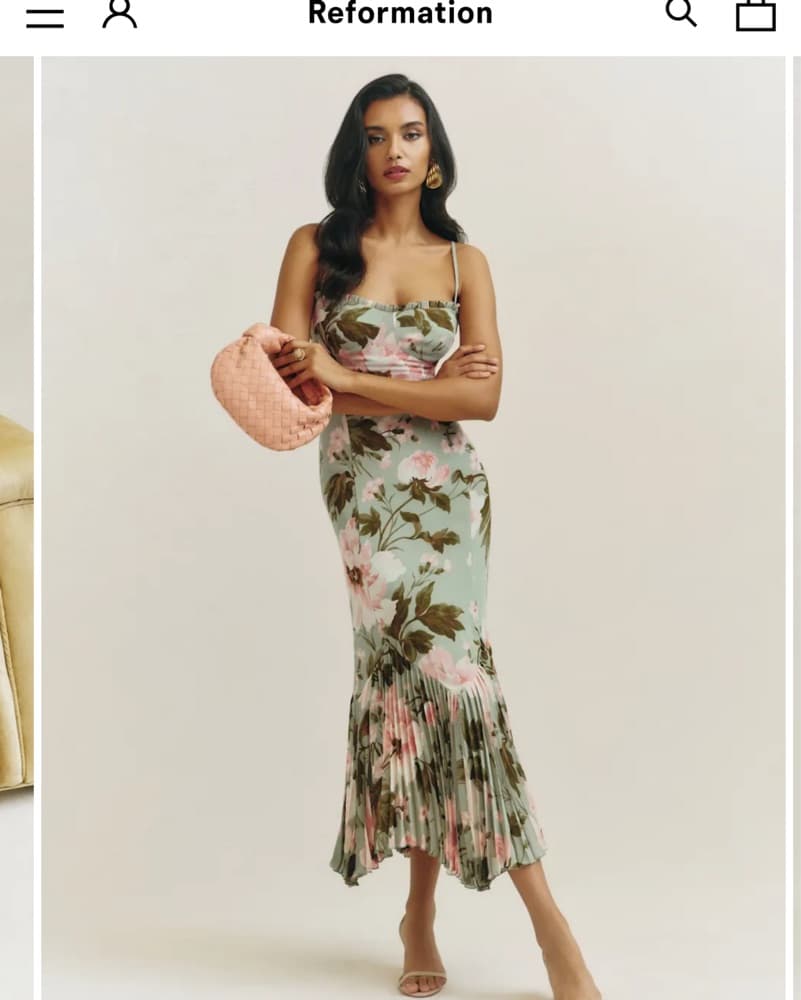 Reformation Aiko Dress - Floral - Image 4