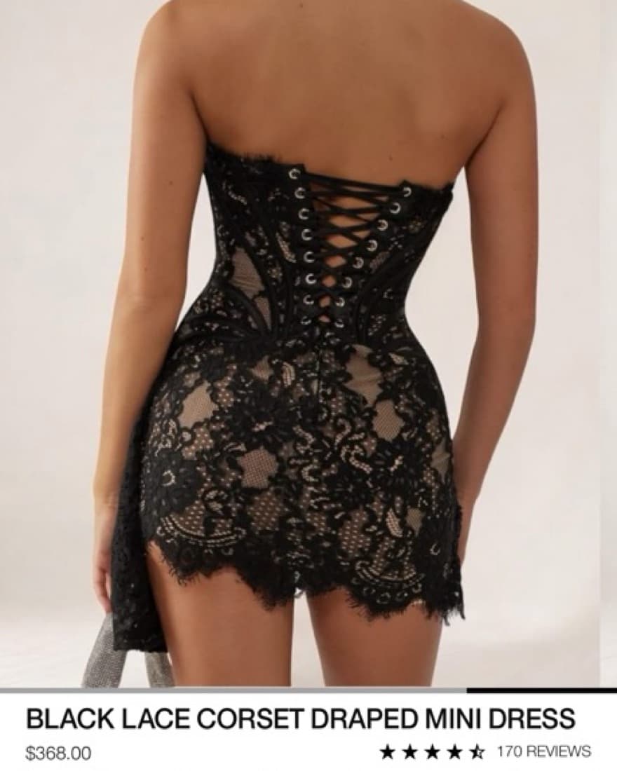 Heiress Beverly Hills Lace Corset Dress - Image 3