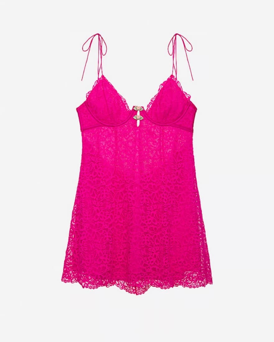For Love And Lemons Butterfly Lace Slip  - Image 2
