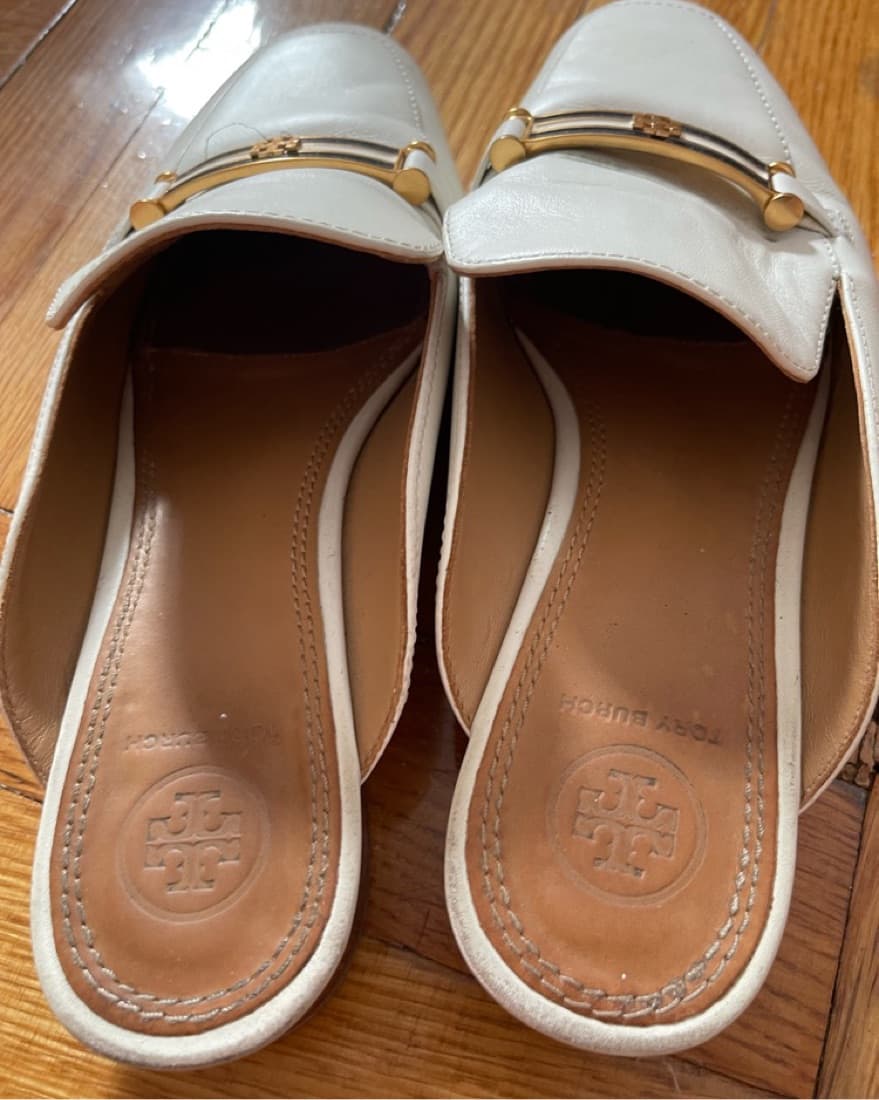 Tory Burch White Loafers - Image 6