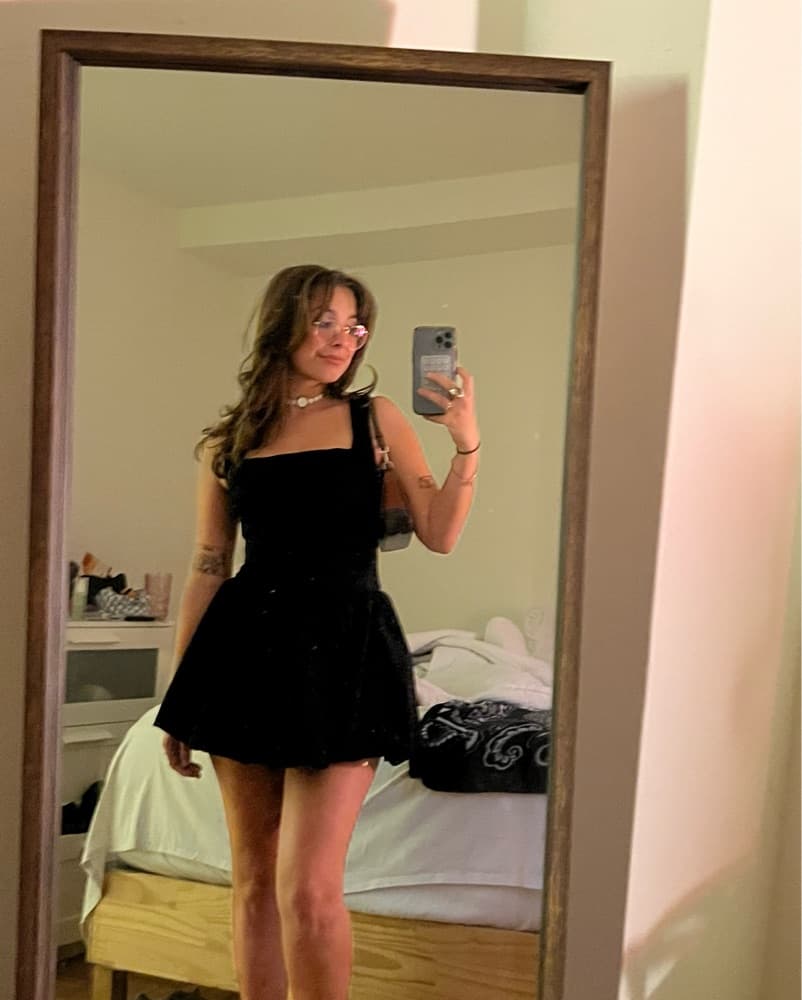 LEAU Small Black Bubble Dress - Image 3