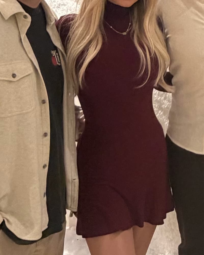 Norma Kamali Turtleneck Mini Dress  - Image 2