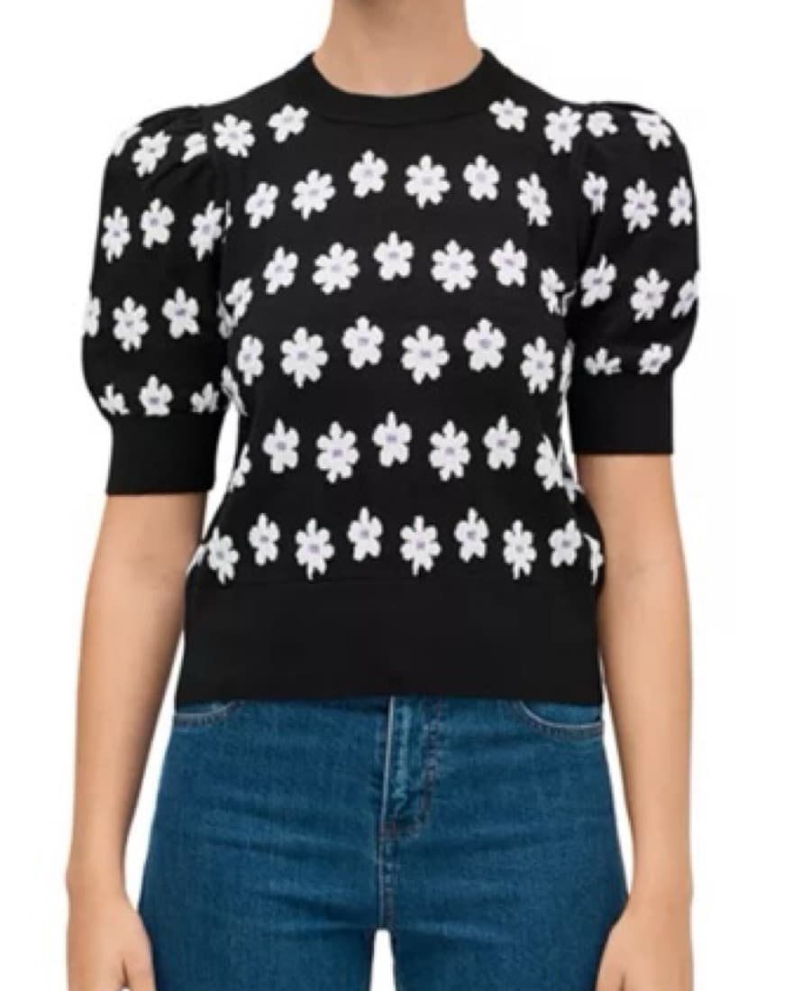 Kate Spade Marker Floral Sweater - Image 1