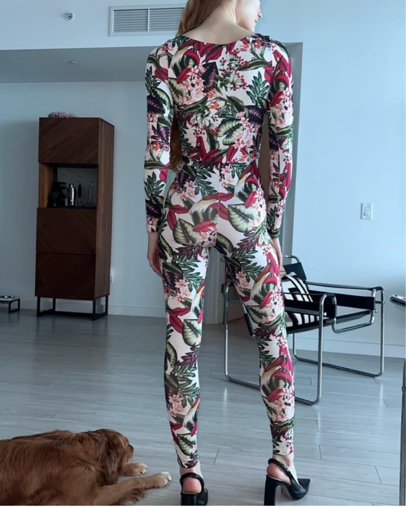 Alexandra Miro Printed Bodysuit  - Image 6
