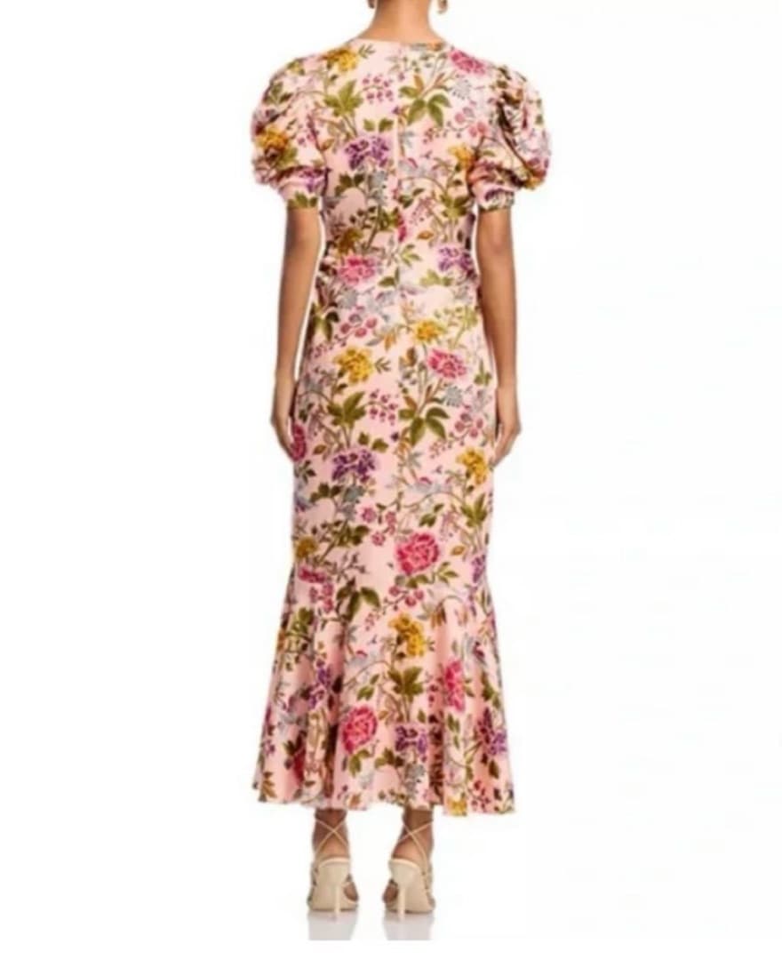 Cinq A Sept Pink Floral Gown  - Image 5