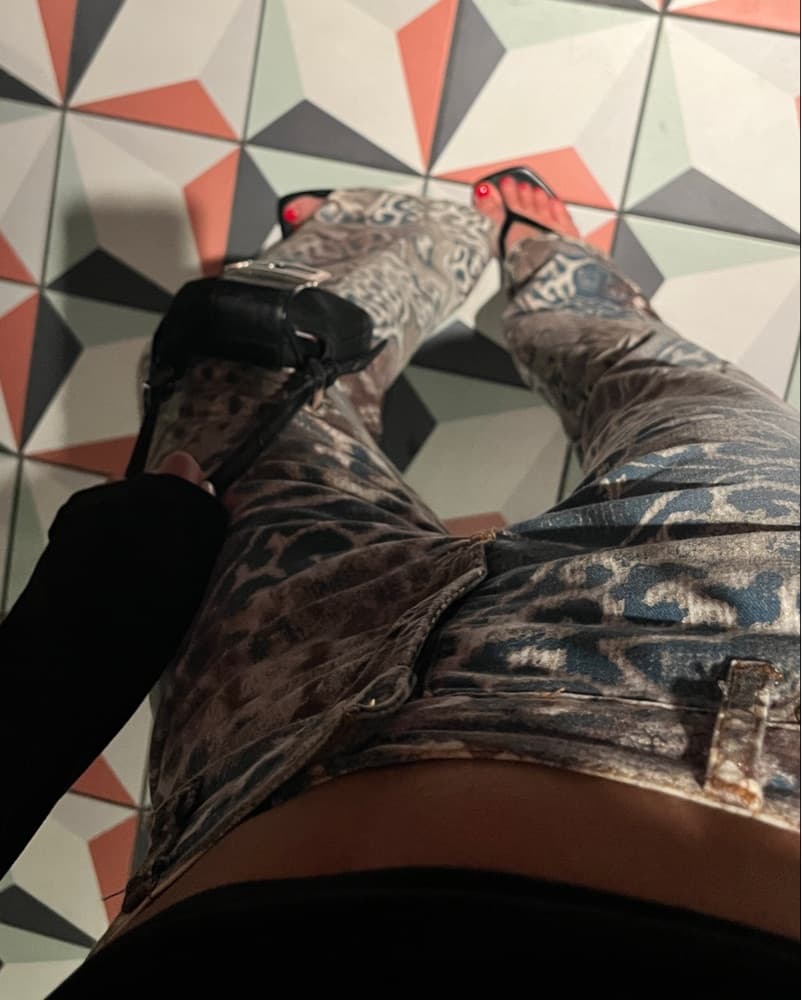 Vintage Cavalli Leopard/Snake Pants  - Image 2