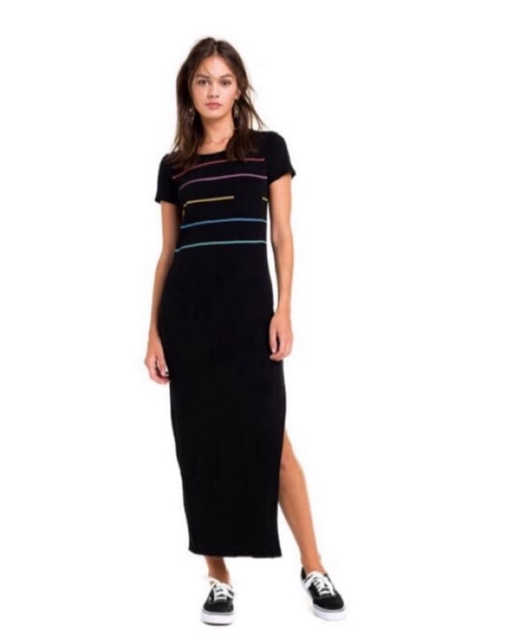 Wildfox Tennis Stripe Shadow Dress - Image 1