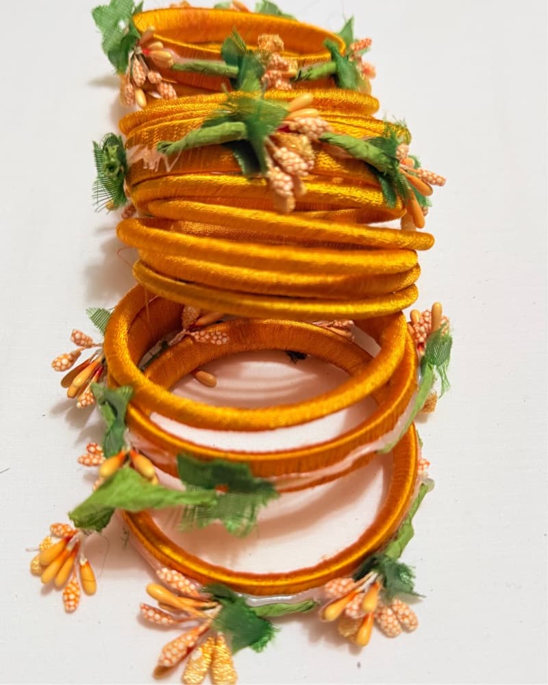Vibrant Yellow Bangles  - Image 2