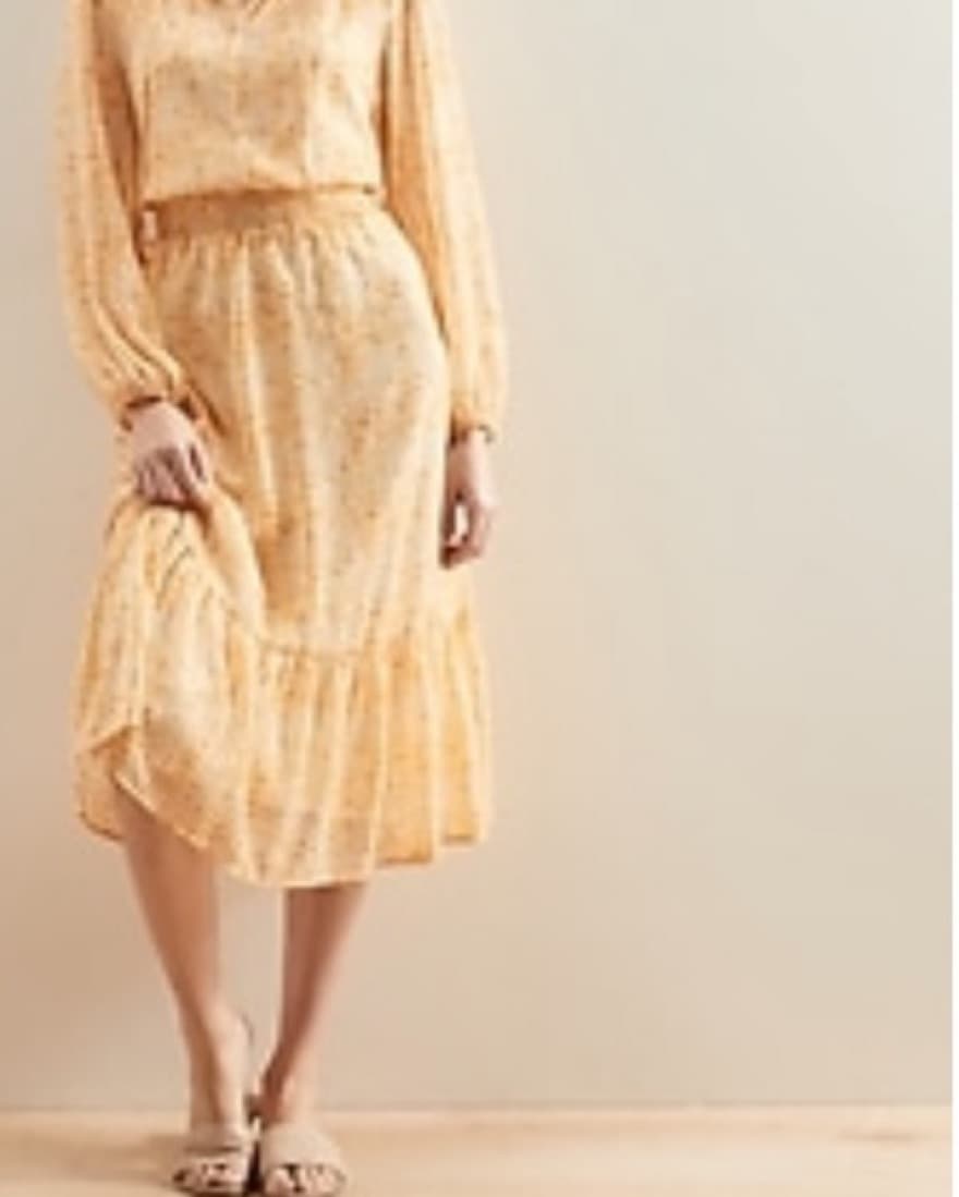 Yellow & Cream Dress - Image 2