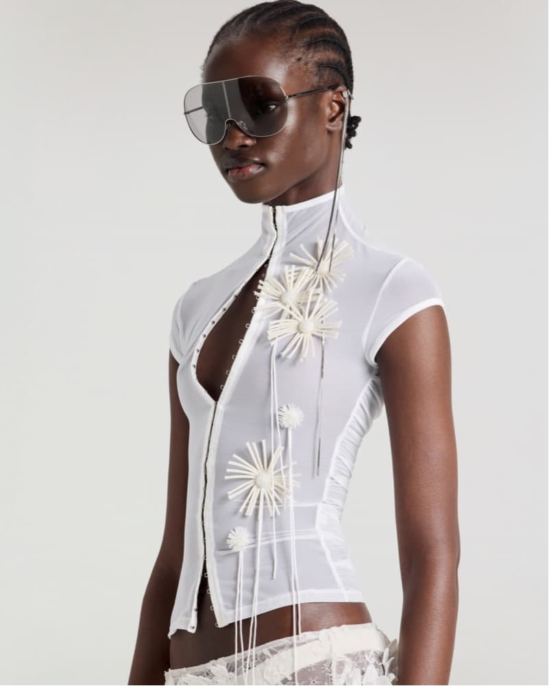 Fanci Club Botany Mesh Top - Image 1