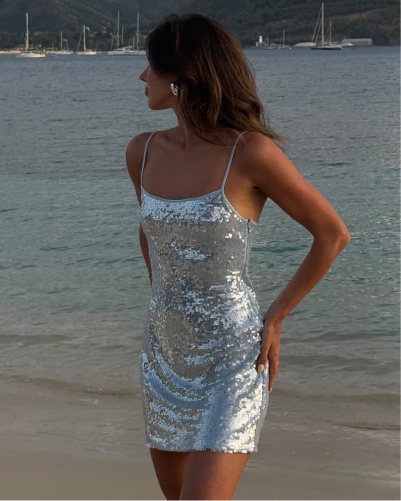 Vintage Slip Mini Dress - Image 1
