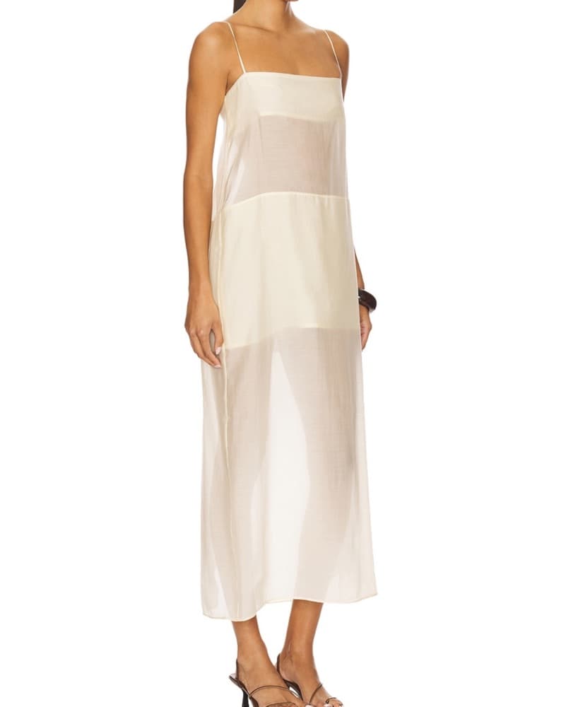 Ettore Maxi Dress in Butter Yellow  - Image 4