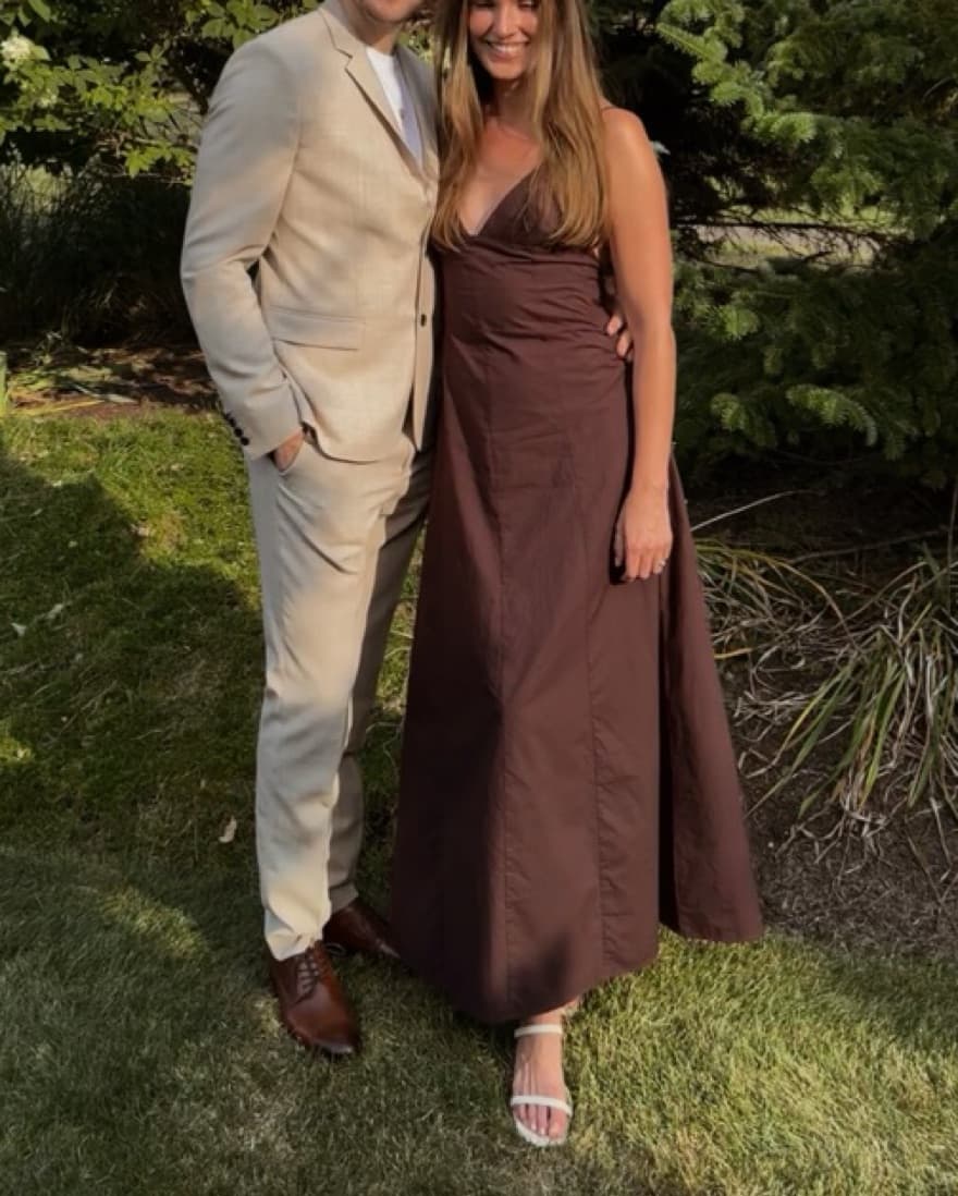 Zara Brown Cotton Maxi Dress  - Image 3