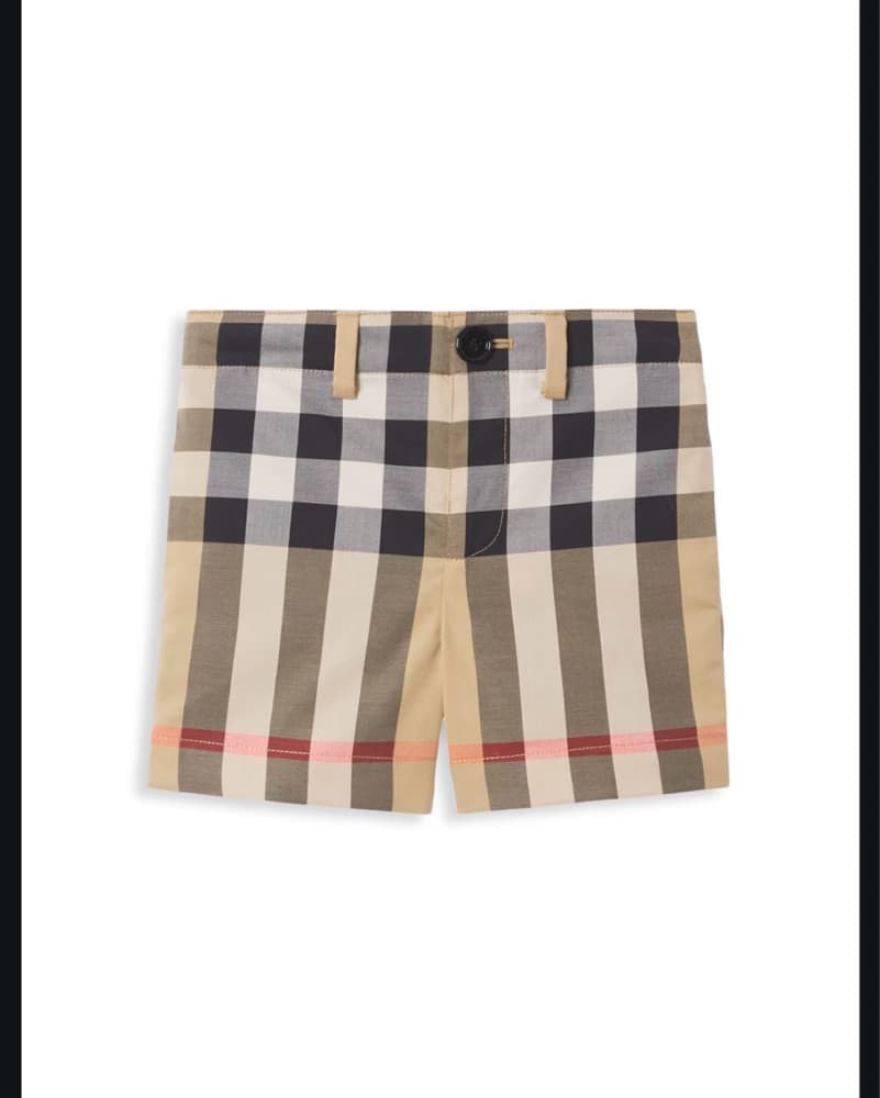 Toddler Checked Shorts - Image 1