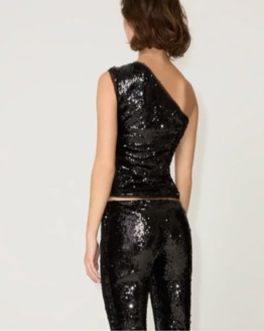 Sequin Black Top - Image 2