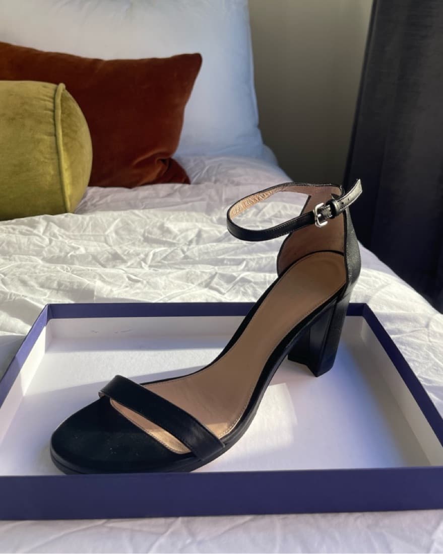 Stuart Weitzman Nudist Heel Black - Image 2