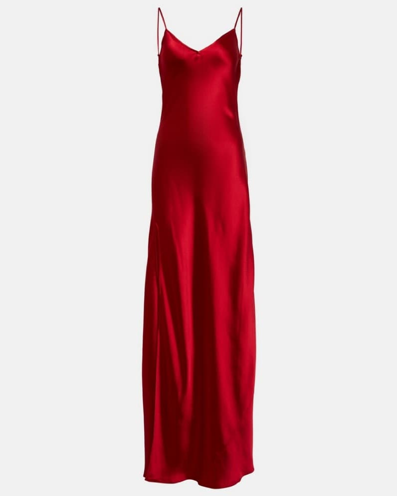 Staud Alexa Open Back Slip Maxi Dress - Image 3