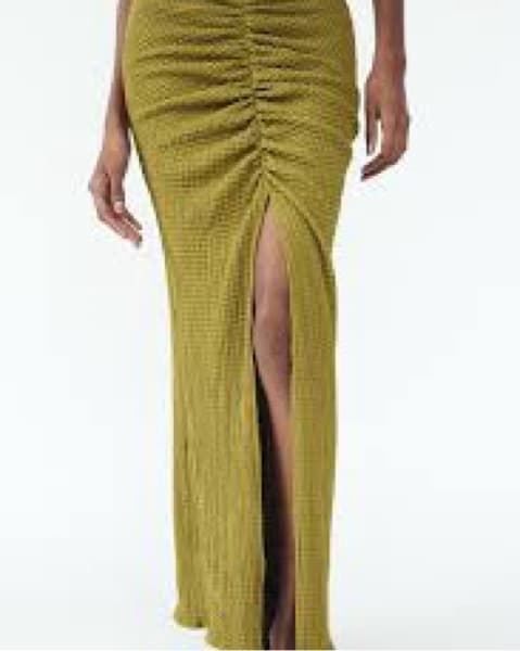 Textured Maxi Skirt - Image 1