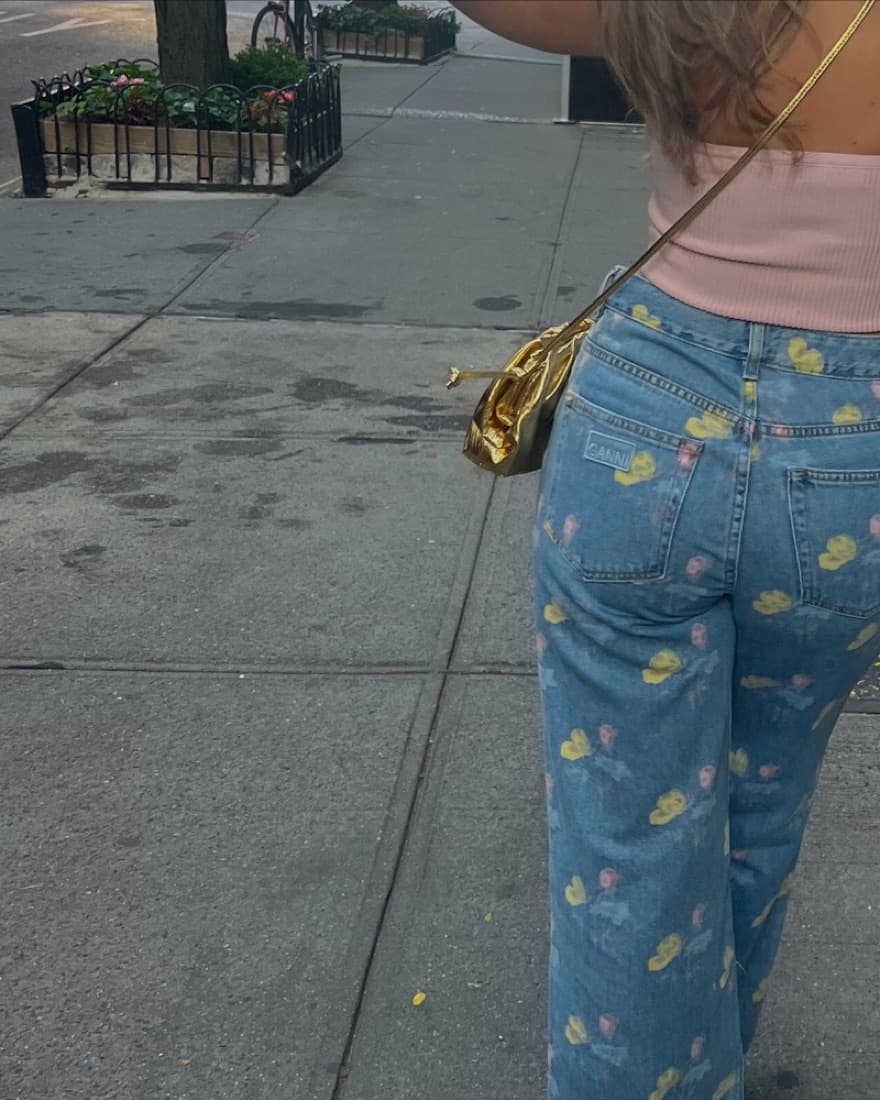 Ganni Floral Jeans - Image 2