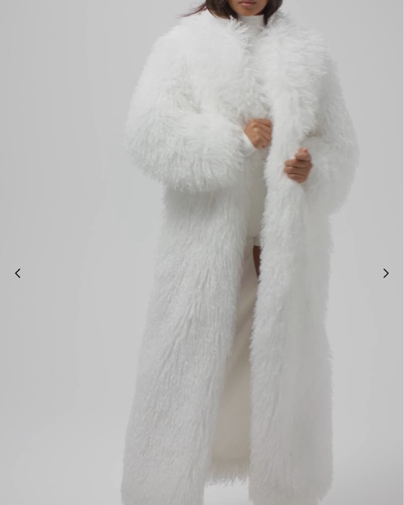 Cozy Faux Fur Maxi Coat - Image 1