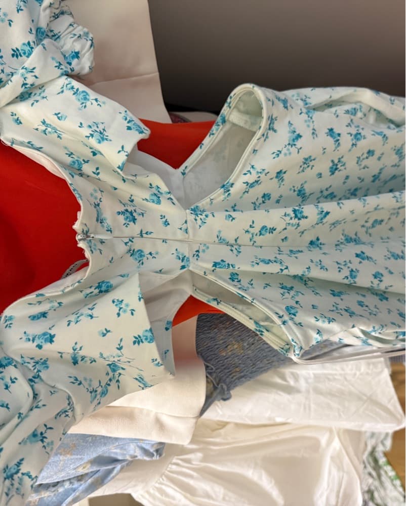 Zara Mini Floral Dress With Slits,pocket - Image 5