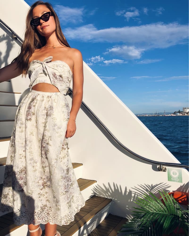 Zimmerman Floral Midi Dress - Image 1