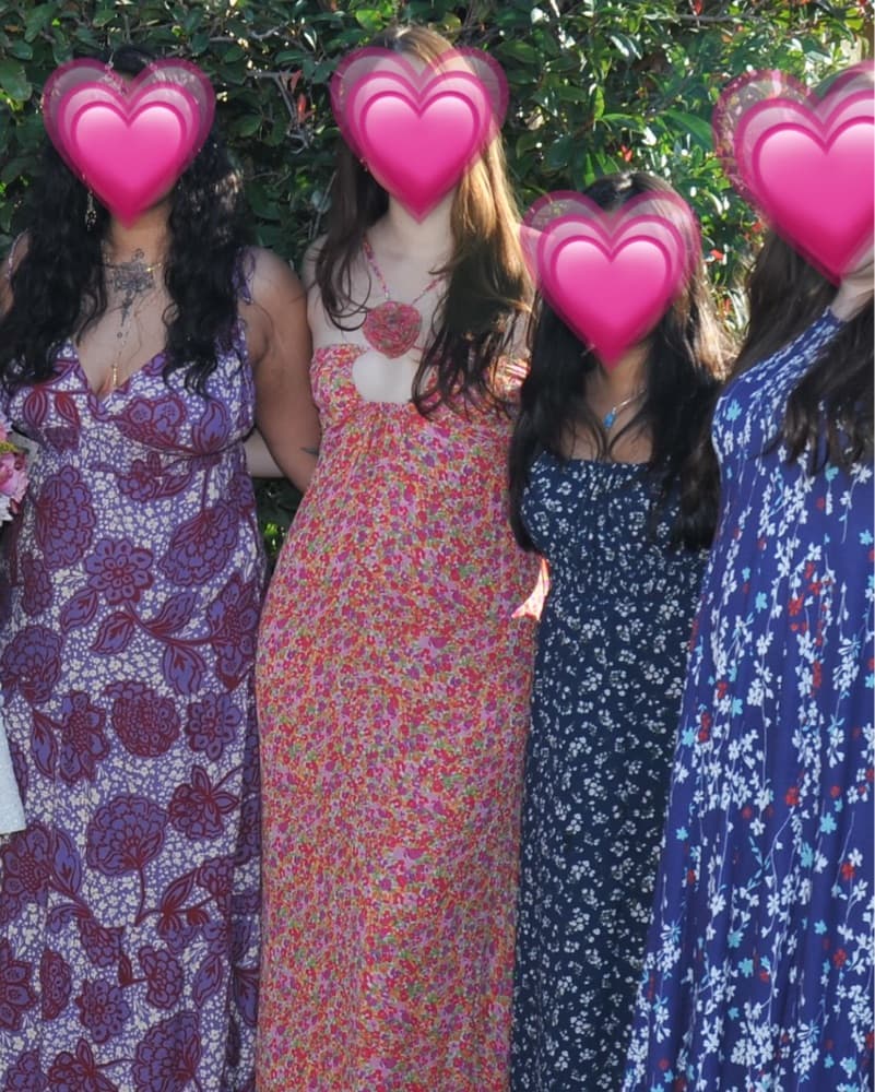 Pink Floral For Love & Lemons Maxi Dress - Image 5