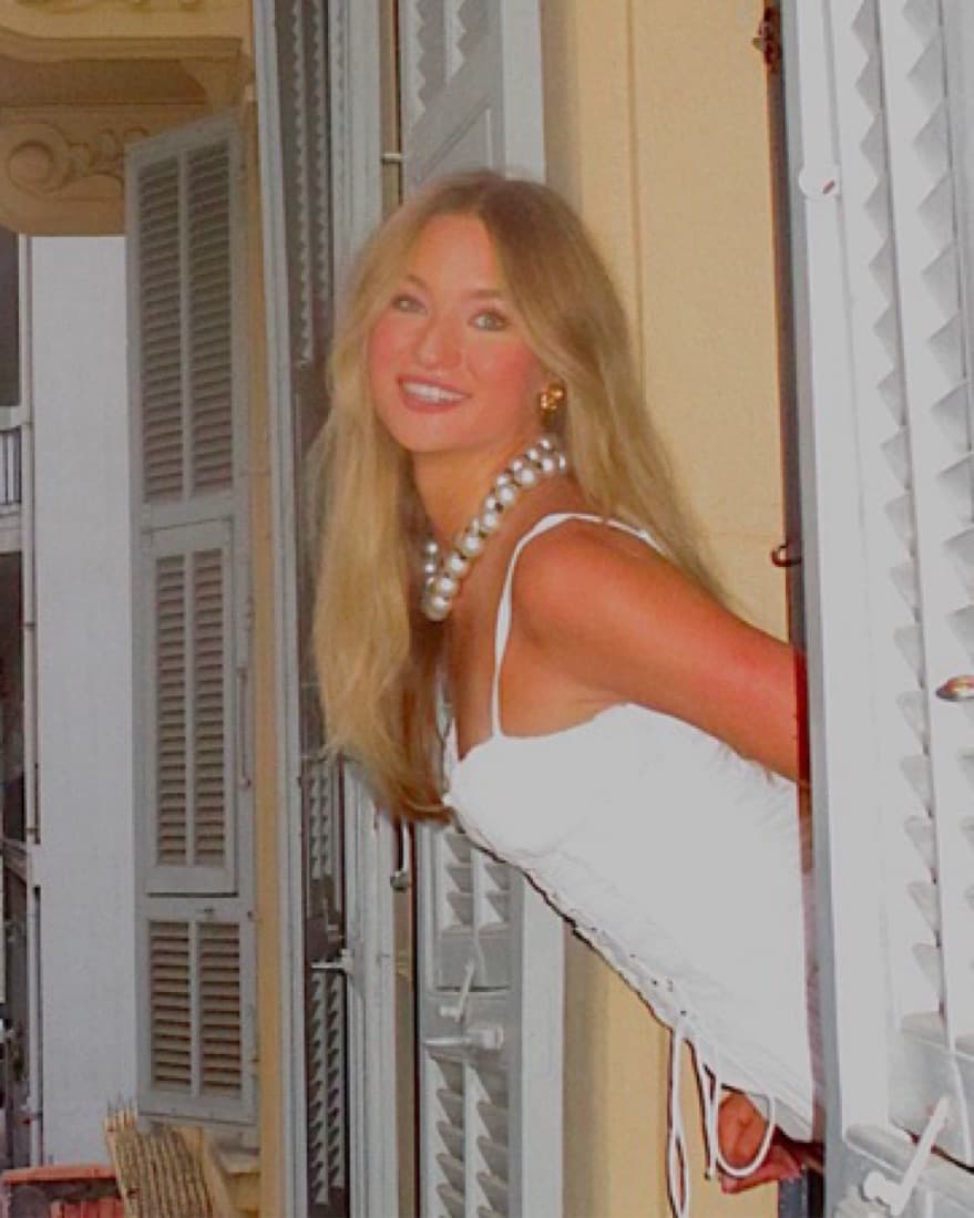 Elegant White Lace-Up Dress - Image 5