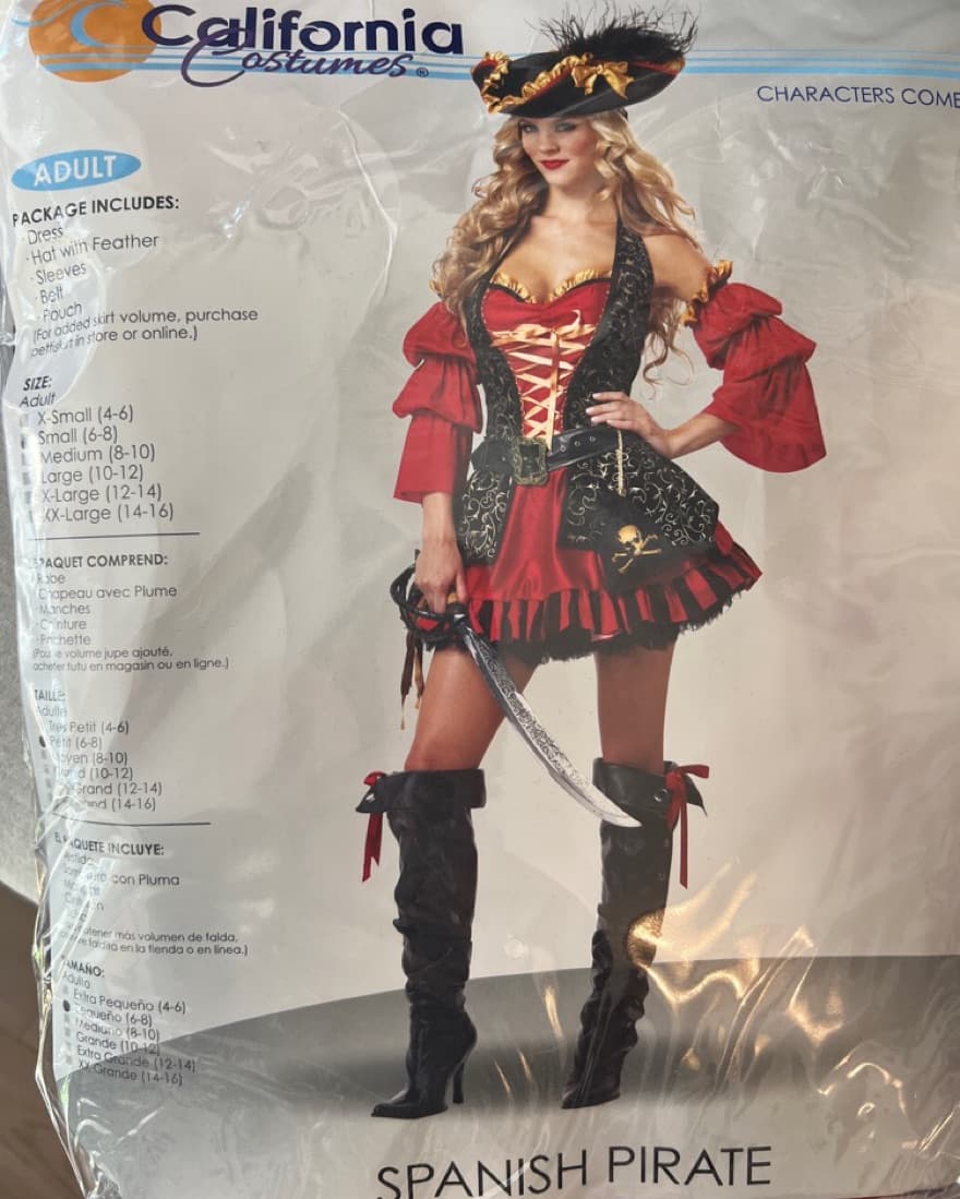 Spanish Pirate Costume - Image 1