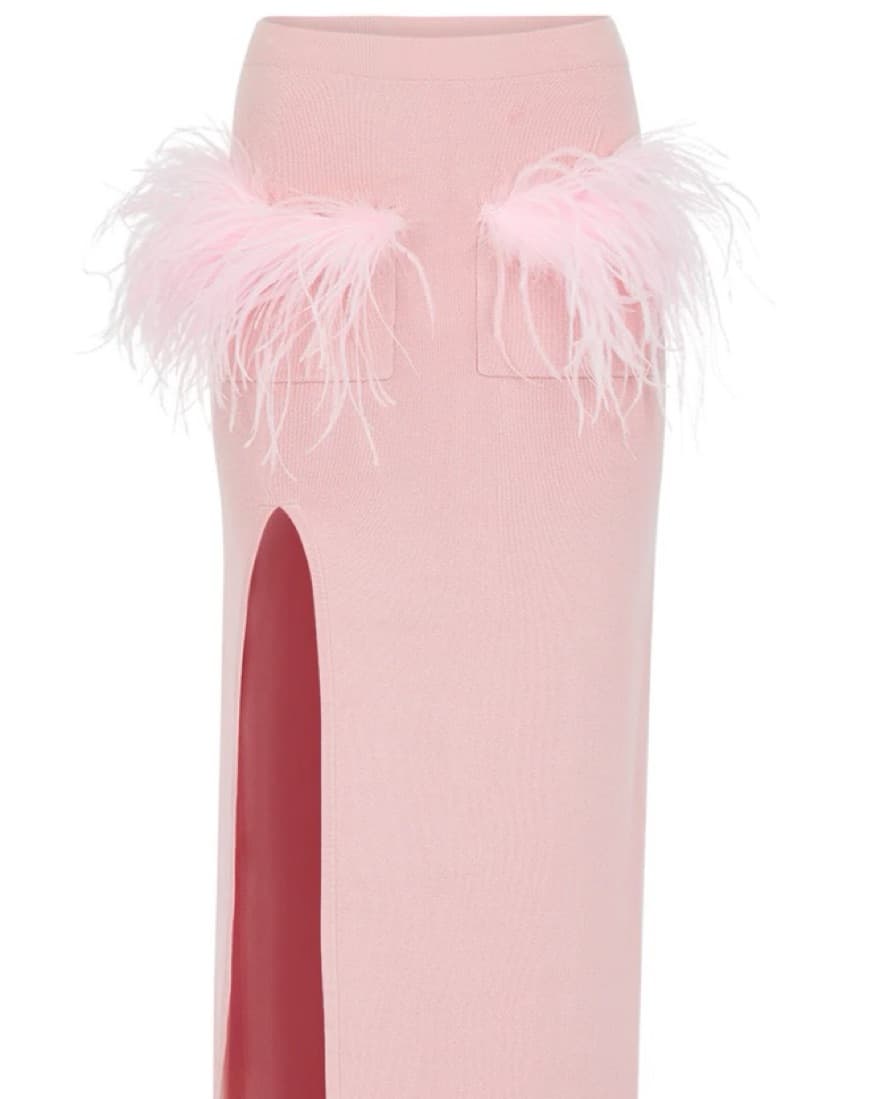 Andre Eva Powder Pink Set w/ Feathers - Image 2