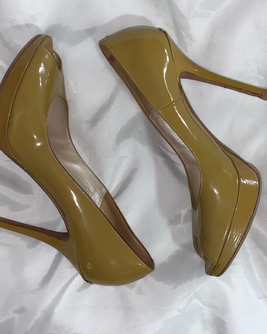 DIOR size 39 mustard yellow PUMPS - Image 6