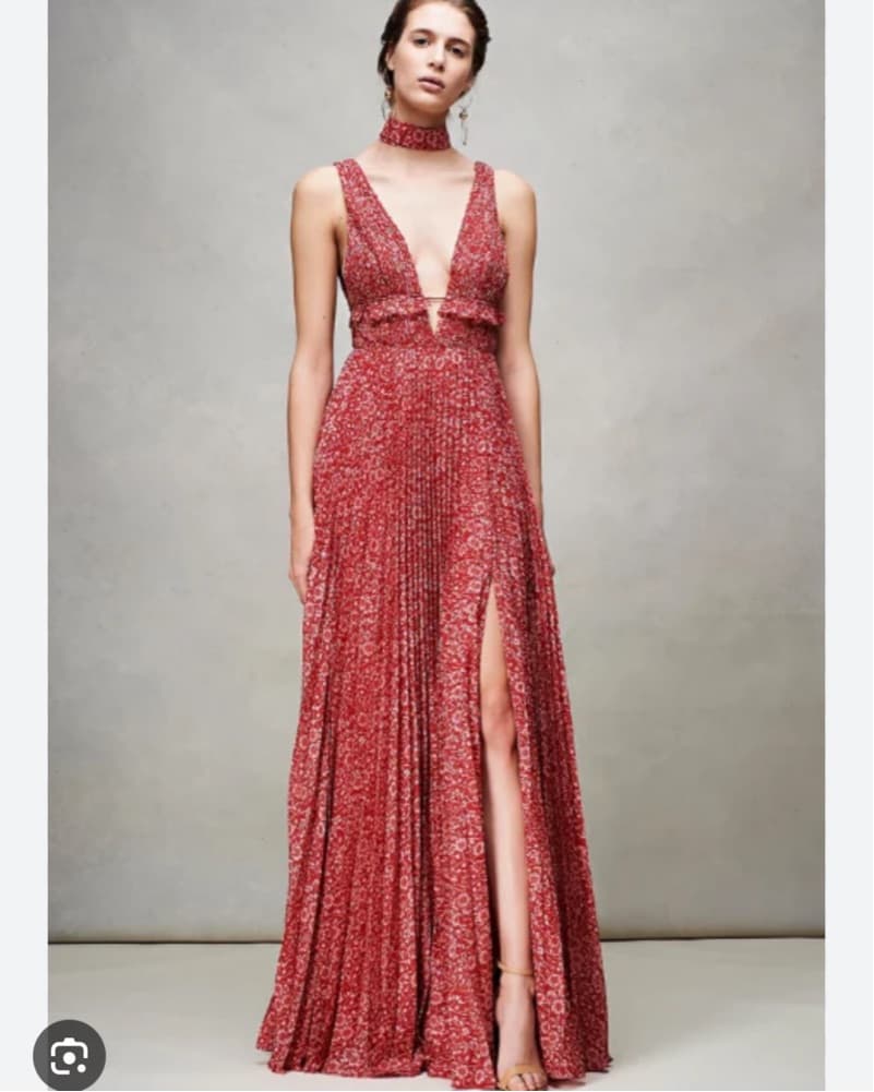 Amur Taylor Dress Red 8   - Image 1