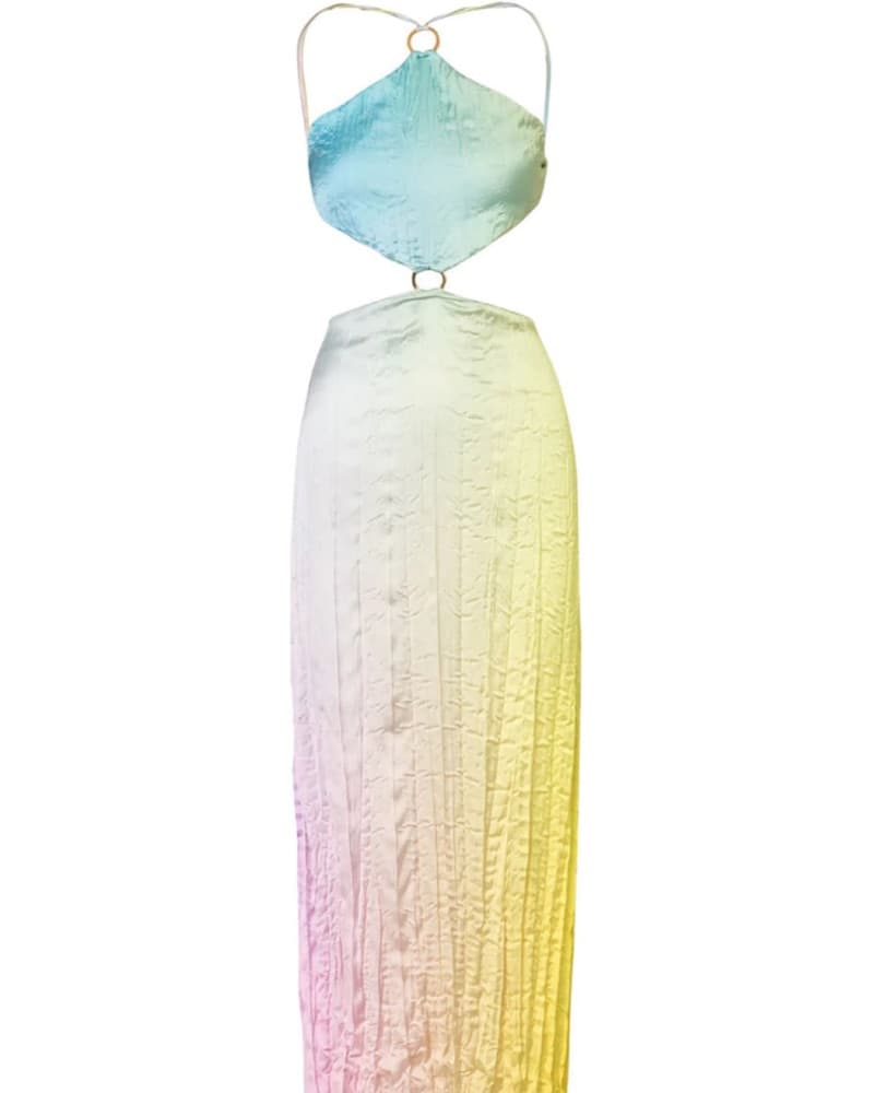 Baobab Kira High Neck Maxi Dress in Halo - Image 3
