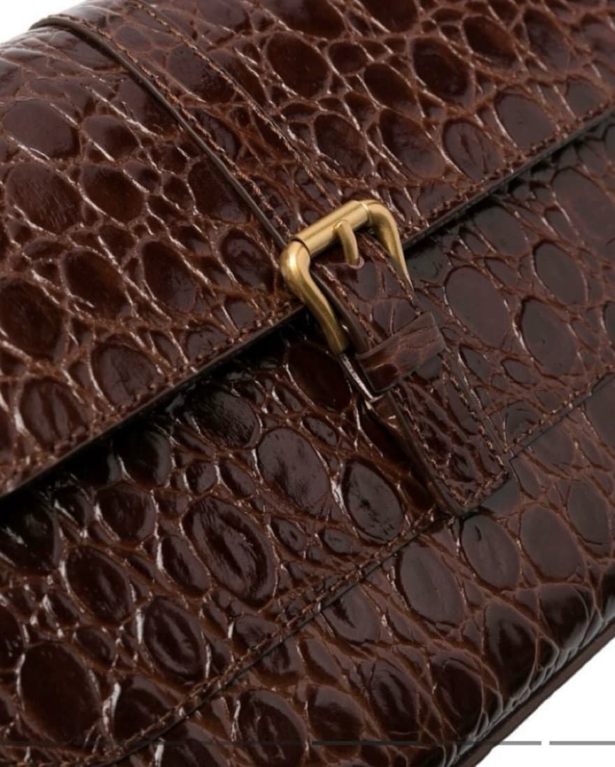 By Far Miranda Embossed Leather Bag - Image 6