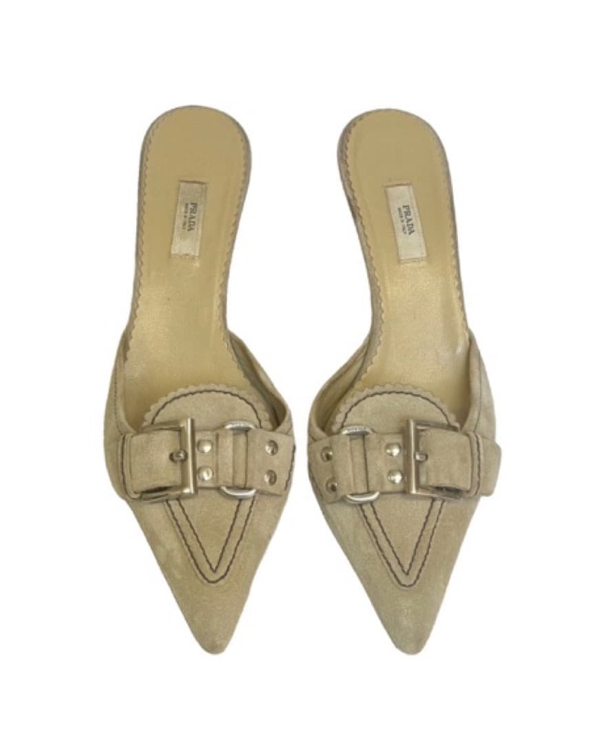 Prada Vintage Kitten Heels - Image 1