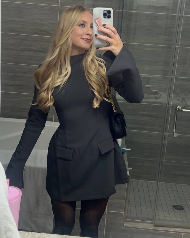 OddMuse Split Sleeve Mini Dress - Image 2