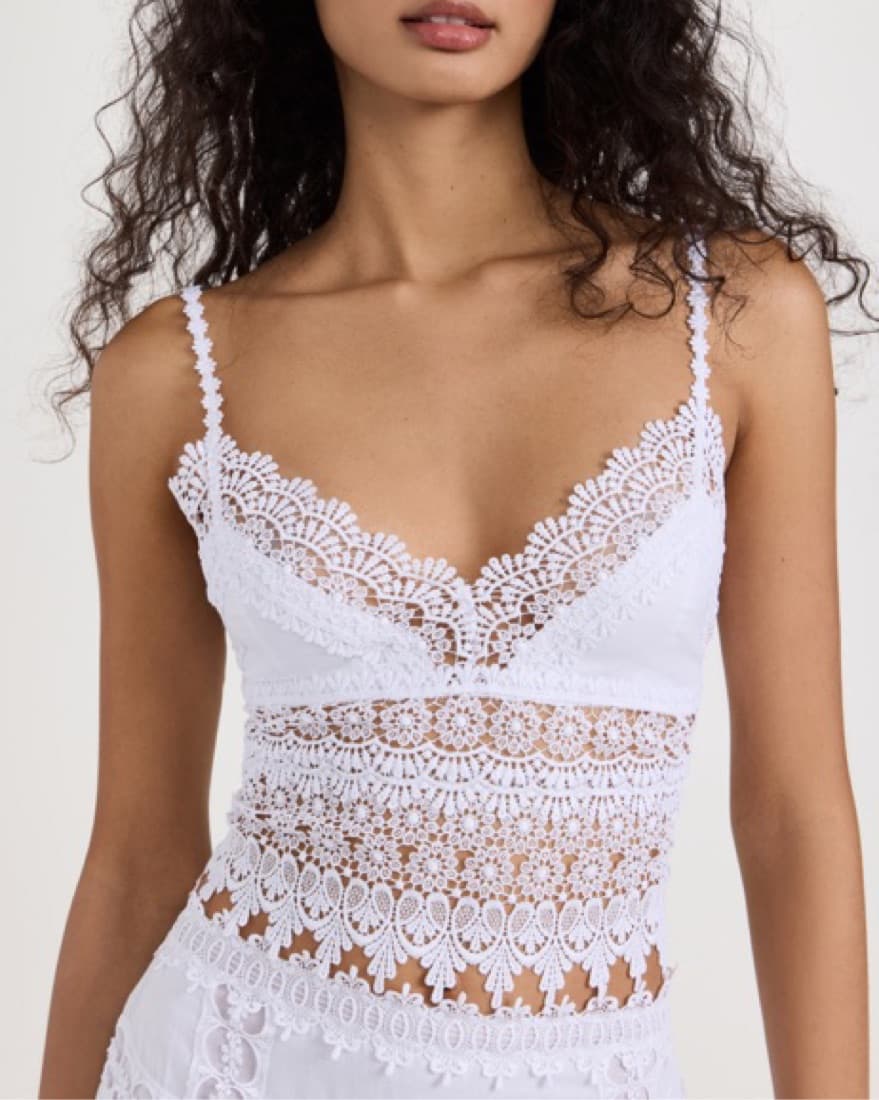 Charo Ruiz Matching White Top And Skirt  - Image 2