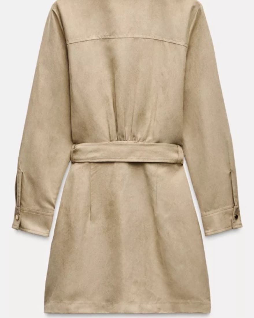 Zara Suede Dress - Image 5