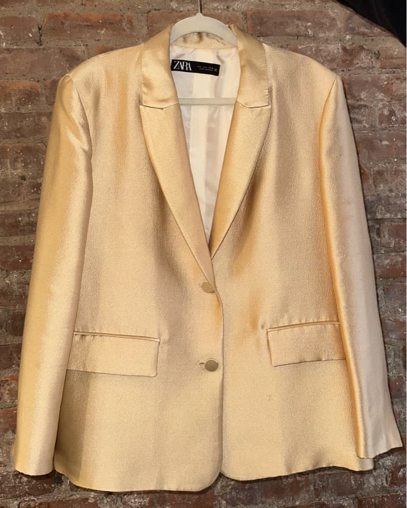 Zara Gold Blazer - Image 6