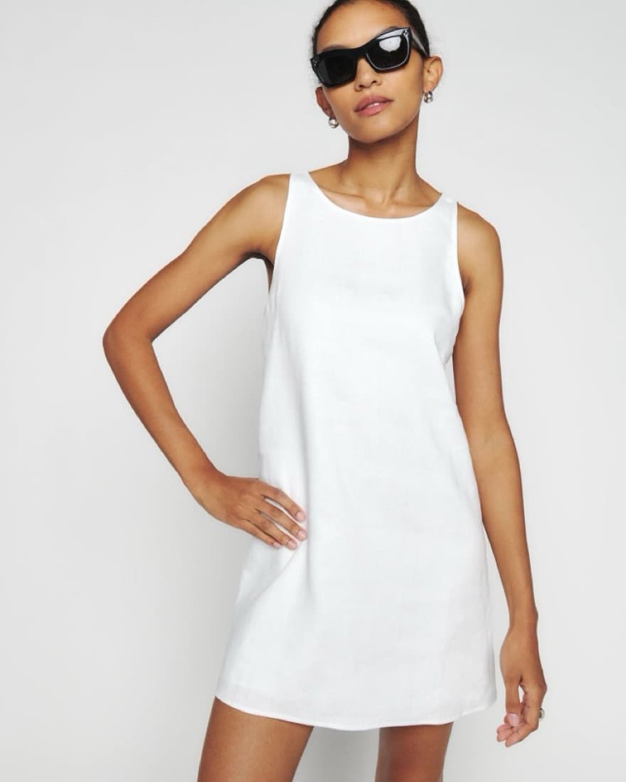 Reformation Jessi Linen Dress - Image 3