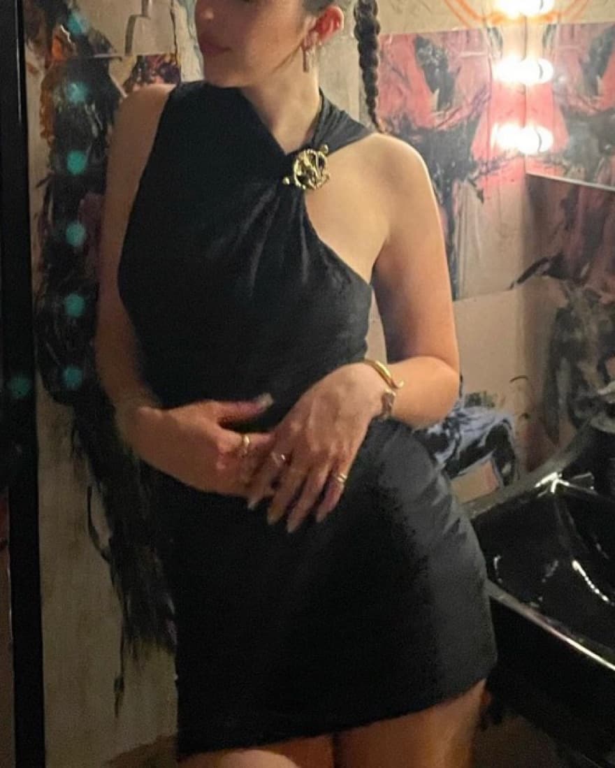 Roberto Cavalli Black Snake Dress  - Image 2