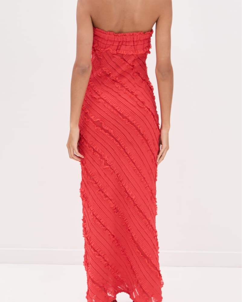 Endless Rose Strapless Ruffle Maxi Dress - Image 2