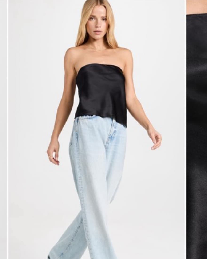 Reformation Spritz Silk Top - Image 3
